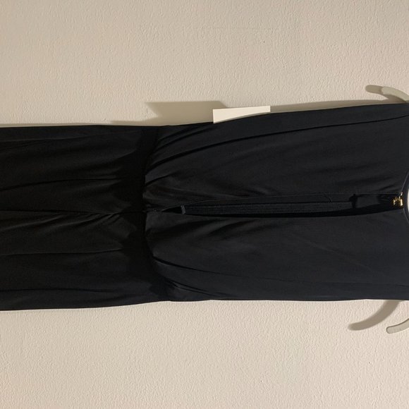L'AGENCE Crew Neck Knee-Length Dress Size 4 - Picture 3 of 9